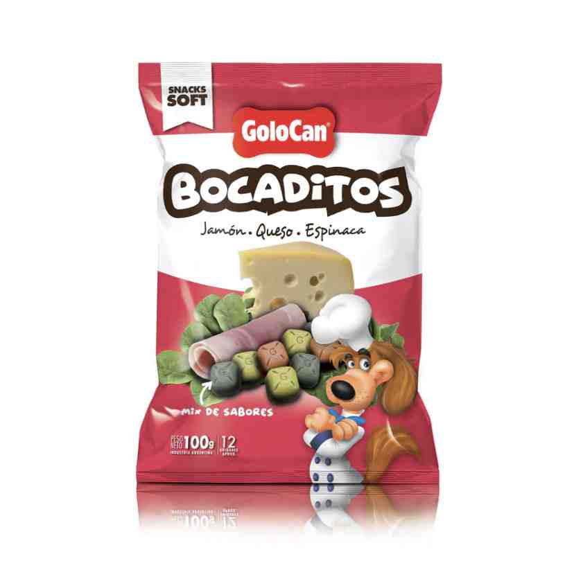 GOLOCAN X 500g ( JAMON, QUESO, ESPINACA)